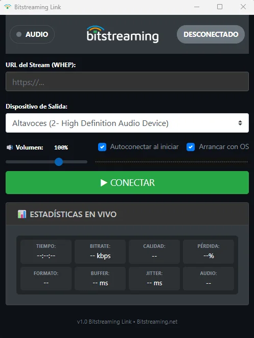 Bitstreaming Link App